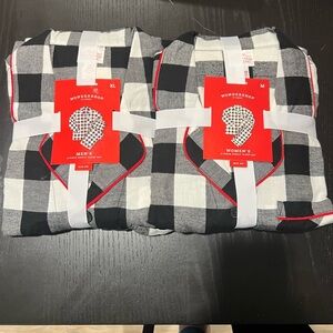 Man and Woman  matching Christmas Pajamas